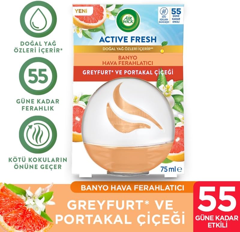Alternative view of Airwick Decosphere Hava Tazeleyeci Greyfurt ve Portakal Çiçeği 75 Ml