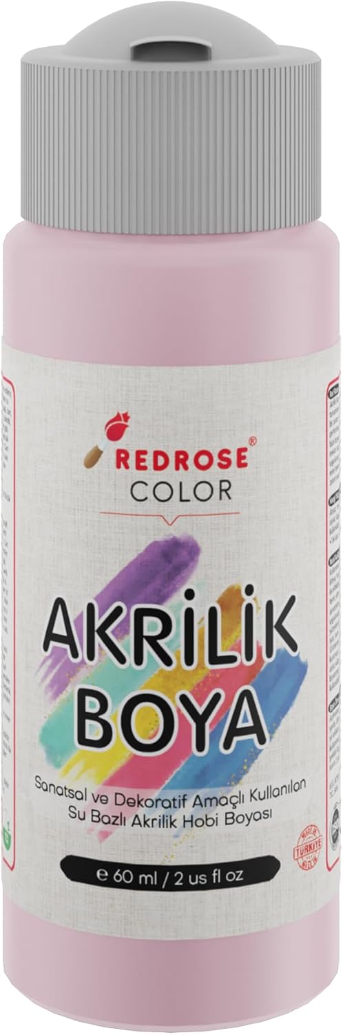 Açık Pembe Akrilik Boya 60 ml