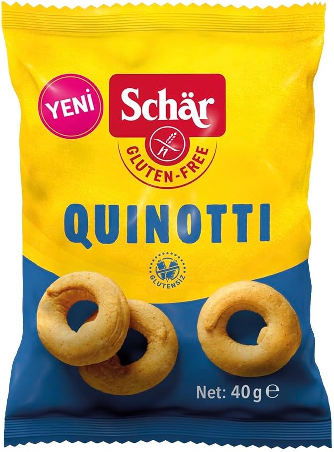 Alternative view of Schar Quinotti 40 gram Kinoalı Halka Kraker