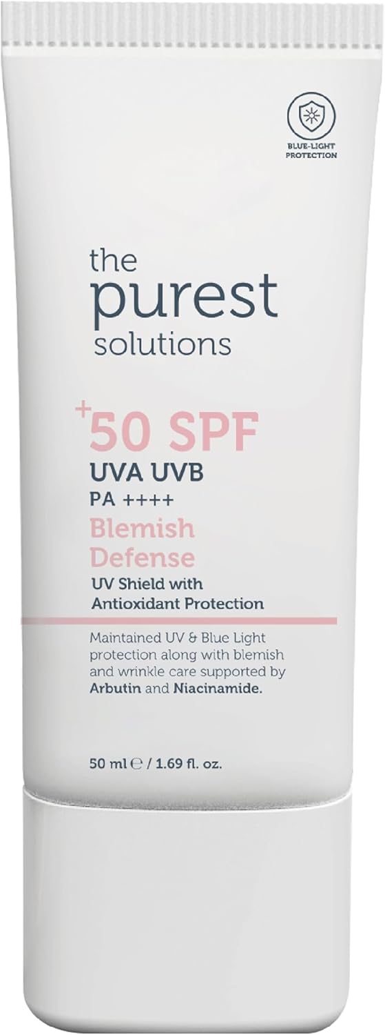 Alternative view of The Purest Solutions Lekeli Ciltler İçin Antioksidan Destekli Güneş Kremi, 50+ SPF UVA/UVB Blemish Defense, Antioxidant Protection
