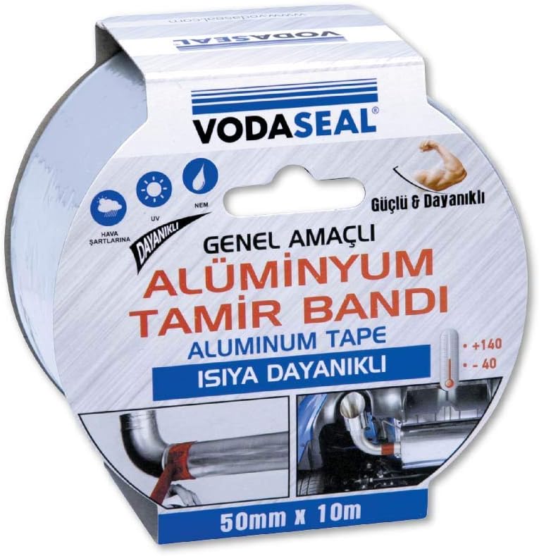 53.01.024 Tamir Bandı-50mmx10mt, Alüminyum, Isıya Dayanıklı