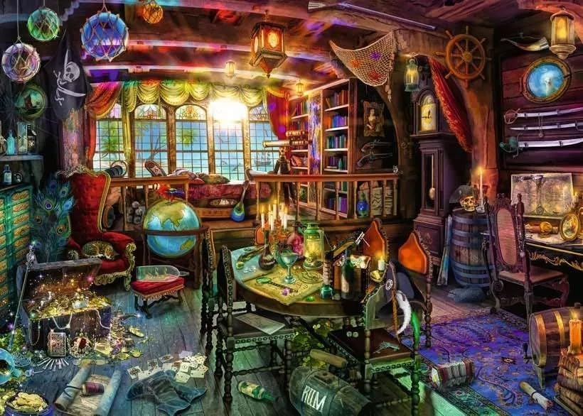 1000p Puzzle Korsanın Odası - Görsel 2