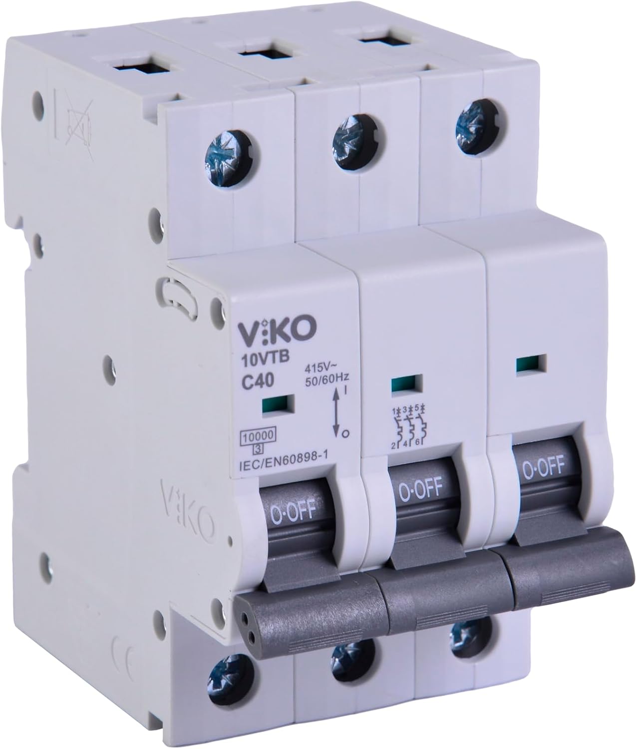Alternative view of 10VTB-3C40 Otomatik Sigorta 10kA C Tipi 3 Kutup 40A