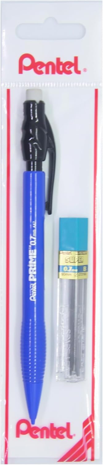 0.7 mm PRIME Plastik Gövdeli Versatil + 12'li Yedek Uç Set MAVİ