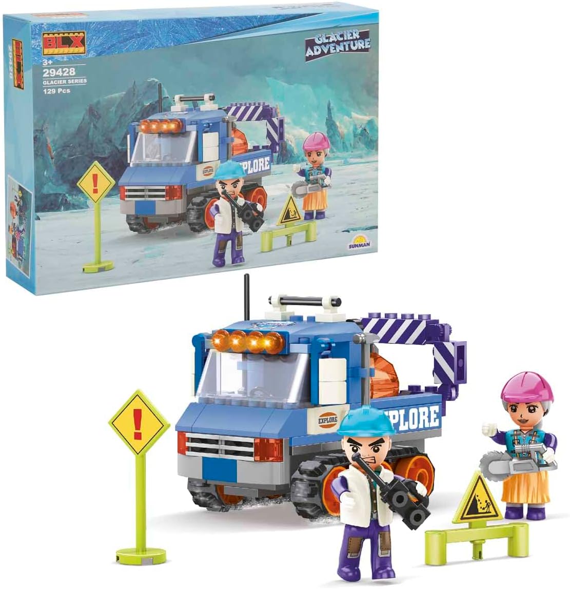 Alternative view of Glacier Adventure Set 2 Figürlü 129 Parça