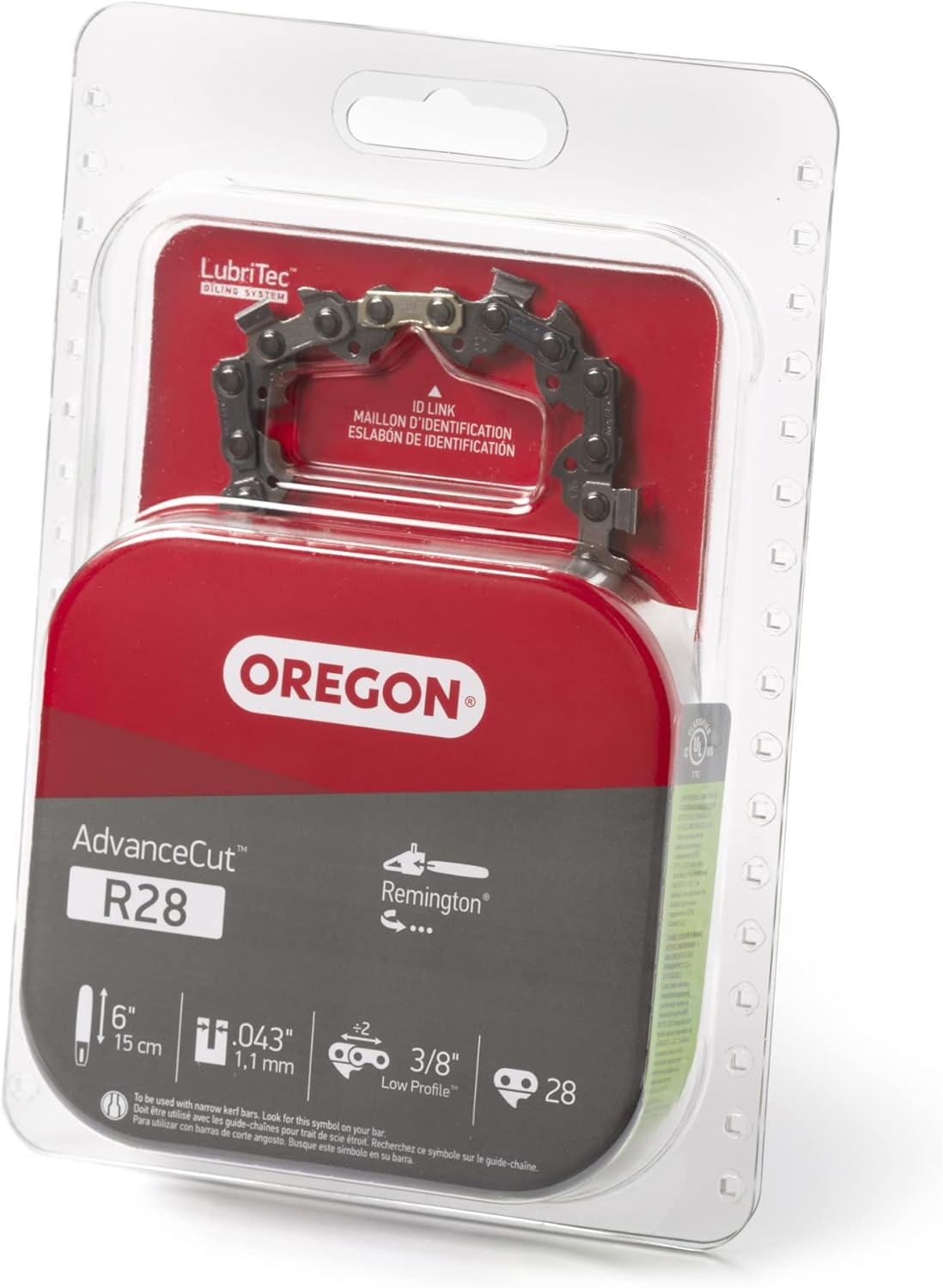 Alternative view of Oregon R28 AdvanceCut Yedek Zincir, 15,24 cm Direkli Testereler ve Motorlu Testereler için, 28 Tahrik Bağlantısı, Pitch: 3/8 inç Düşük Profil, 0,43 inç Ölçer