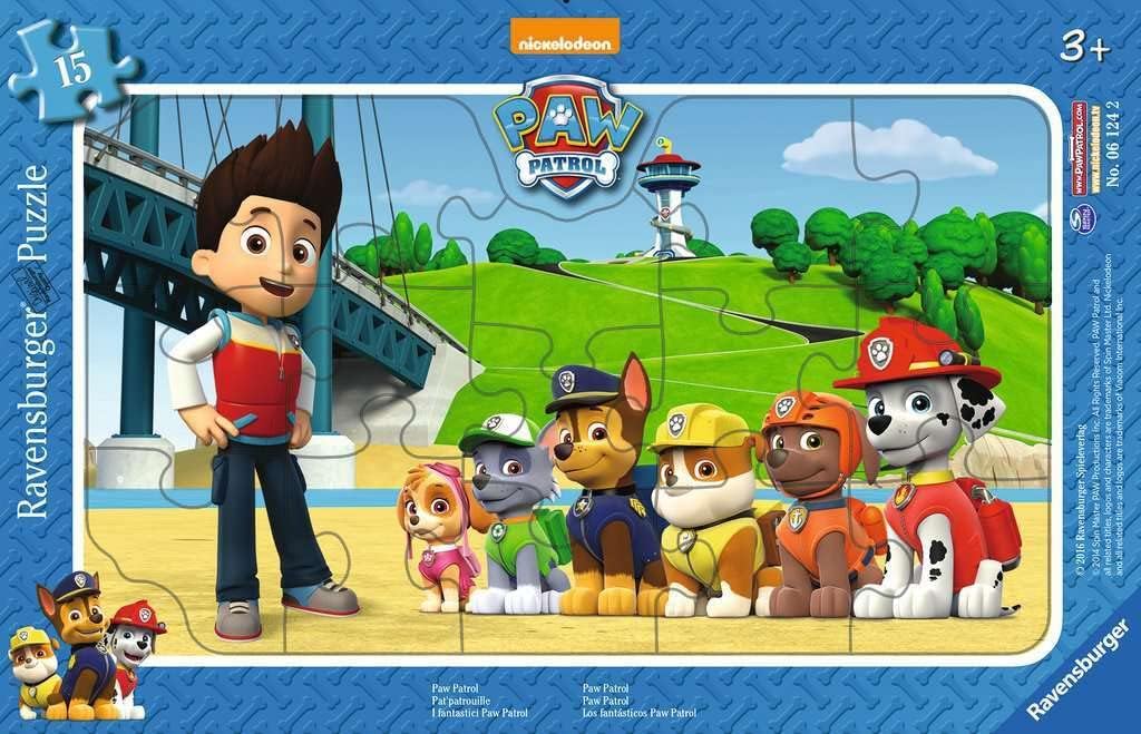Alternative view of 15 Parça Küçük Çerçeveli Paw Patrol Puzzle -061242