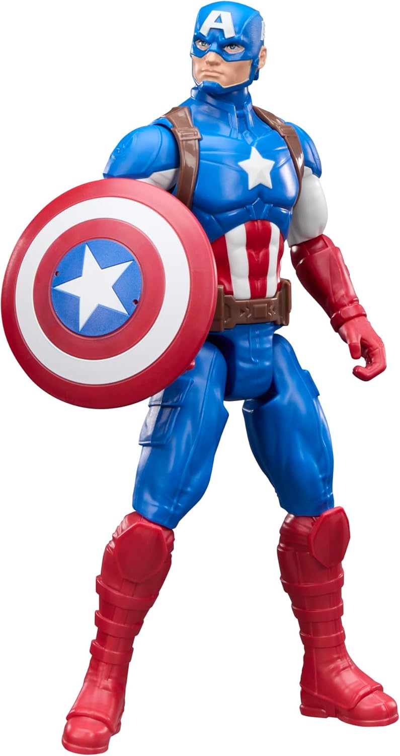 Avengers Titan Serisi America 29,2 cm Aksiyon Figürü | Süper Kahraman Figürü ve Oyuncağı | 4 Yaş ve Üzeri Çocuklar İçin - Görsel 3