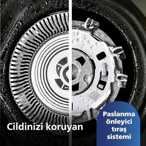 3000X Serisi Erkek Tıraş Makinesi, PowerCut Bıçak Teknolojisi, 5D Esnek Başlık, Islak ve Kuru Kullanım, Hassas Düzeltici, Cilt Koruma Özellikli, X3021/00 - Görsel 3