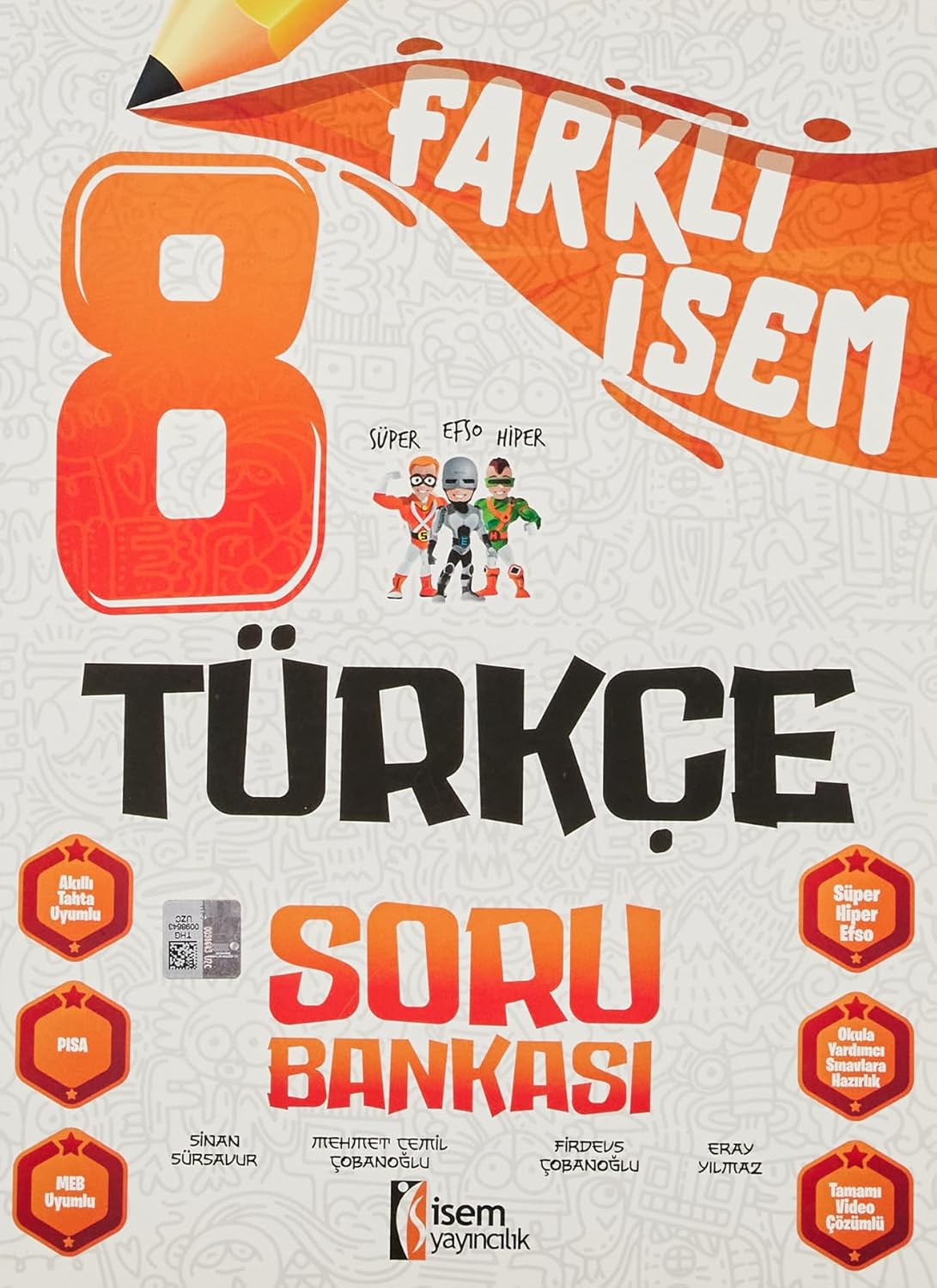 2024 Farklı İsem 8. Sınıf Türkçe Soru Bankası