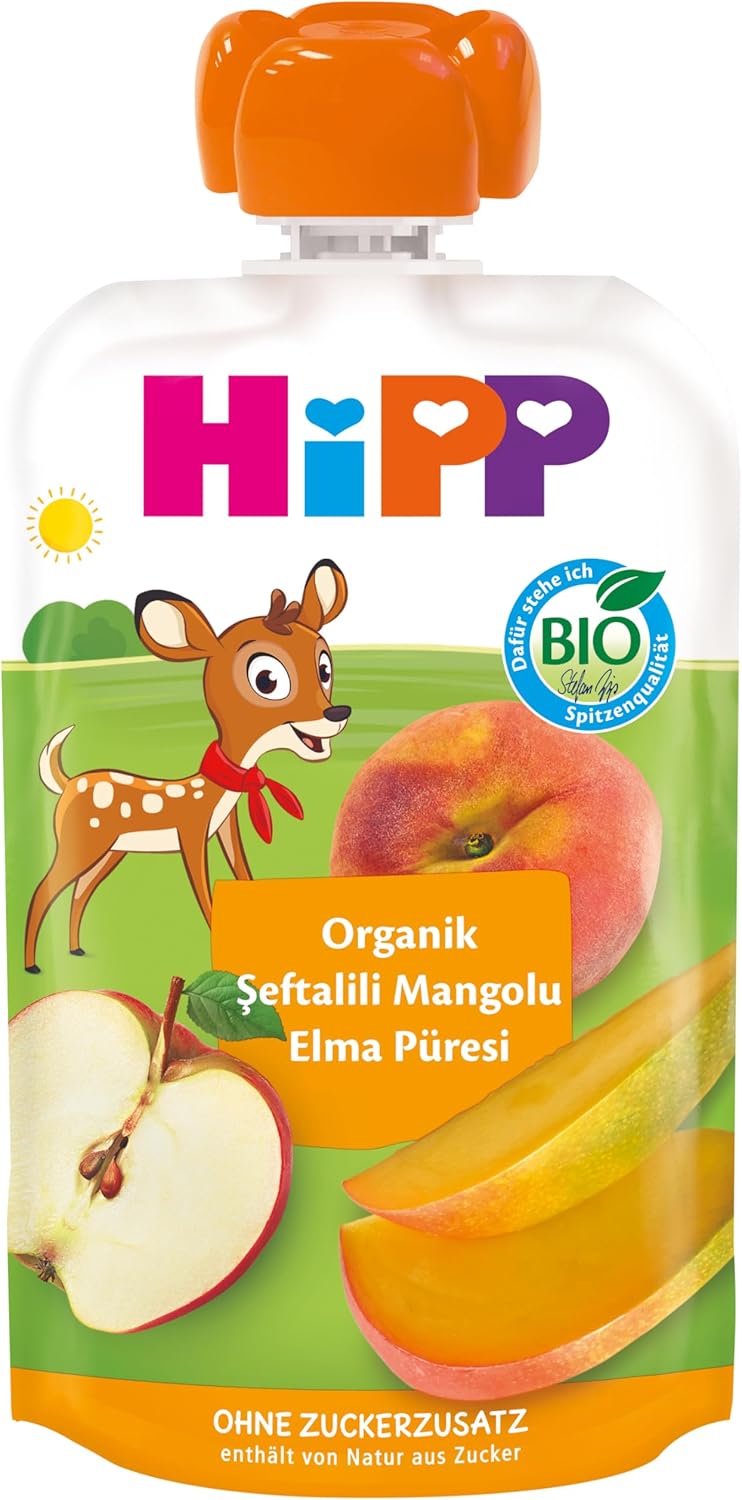 Alternative view of Organik Şeftalili Mangolu Elma Püresi 100 gr