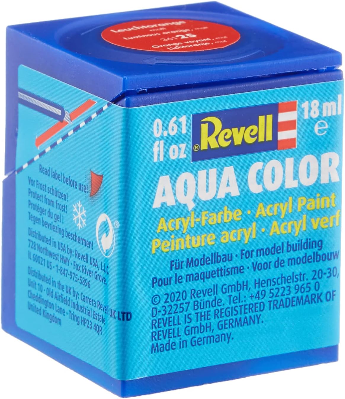 - Su Bazlı Boyası Berrak Turuncu Mat 18 Ml (36125)