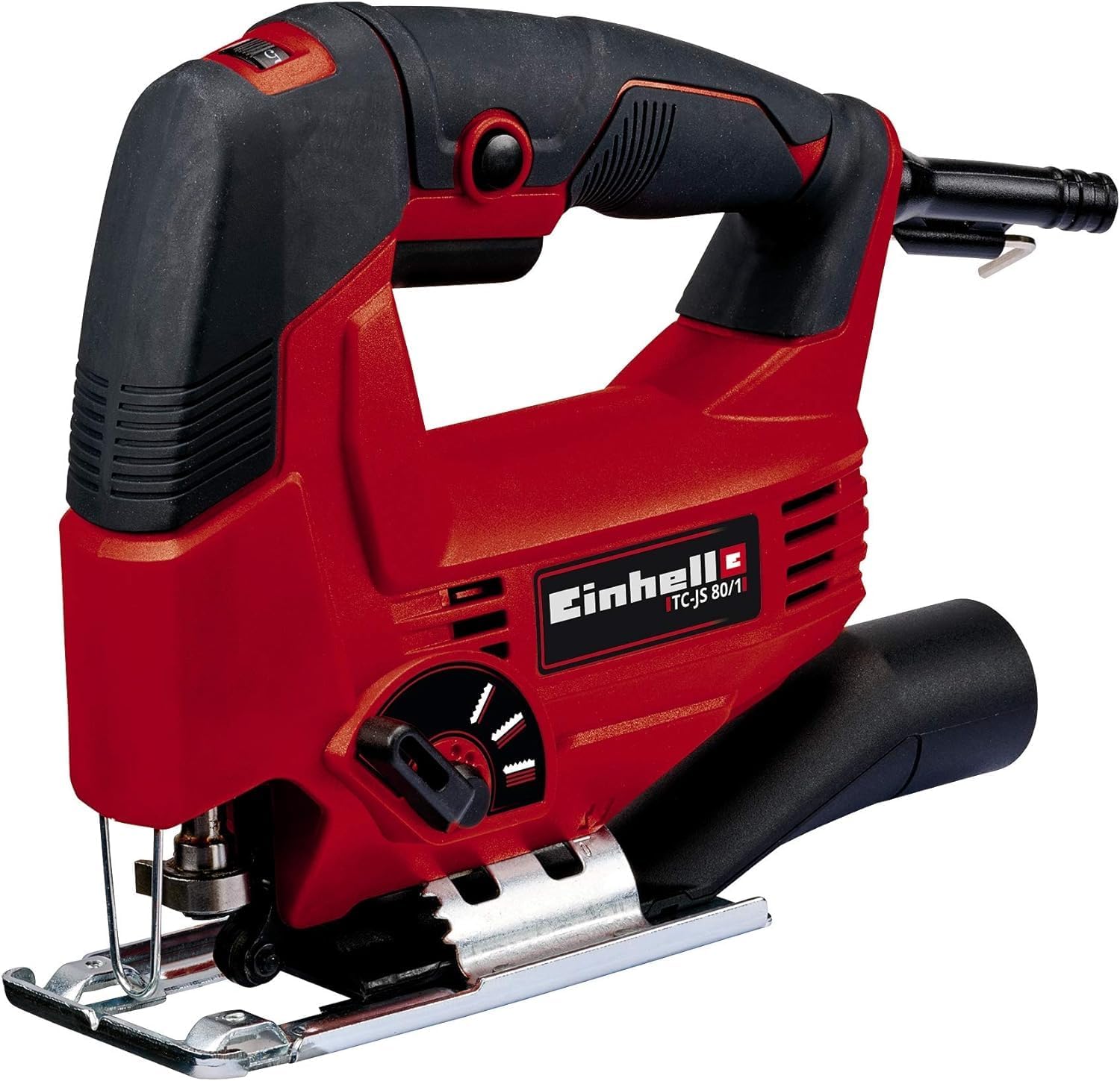 Dekupaj Testere TC-JS 80/1 (550 W, devir sayısı 1000-3000 d/d, devir kontrol elektroniği, 4 kademeli sarkaç hareketi, toz emiş, aletsiz testere bıçağı değişimi) - 4321145