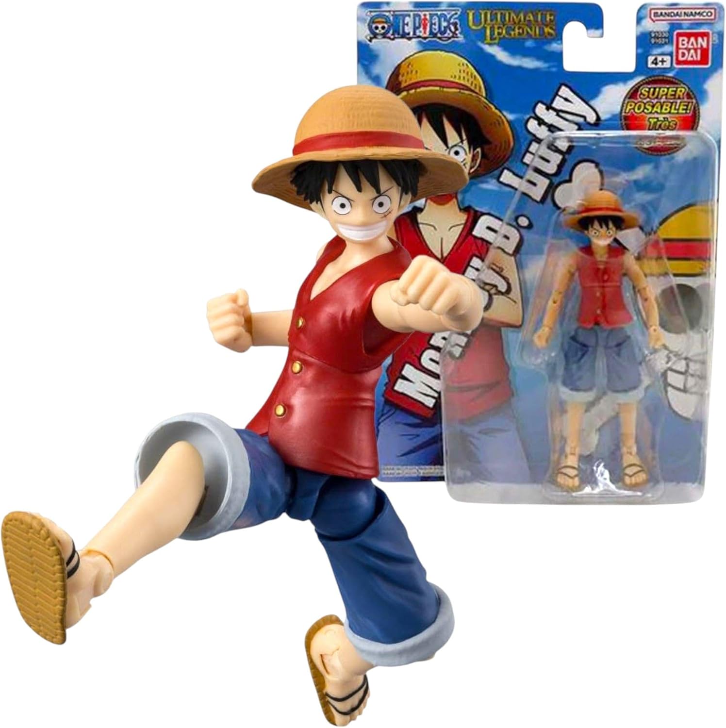 Alternative view of Bandai, 13 cm One Piece Luffy Figür - Serisi,