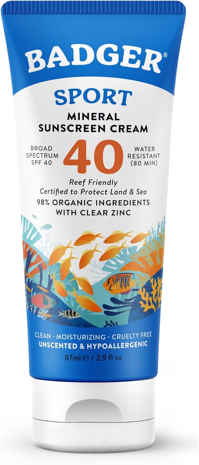 Badger Clear Zinc Kokusuz Güneş Kremi SPF40 87 ml - Görsel 3