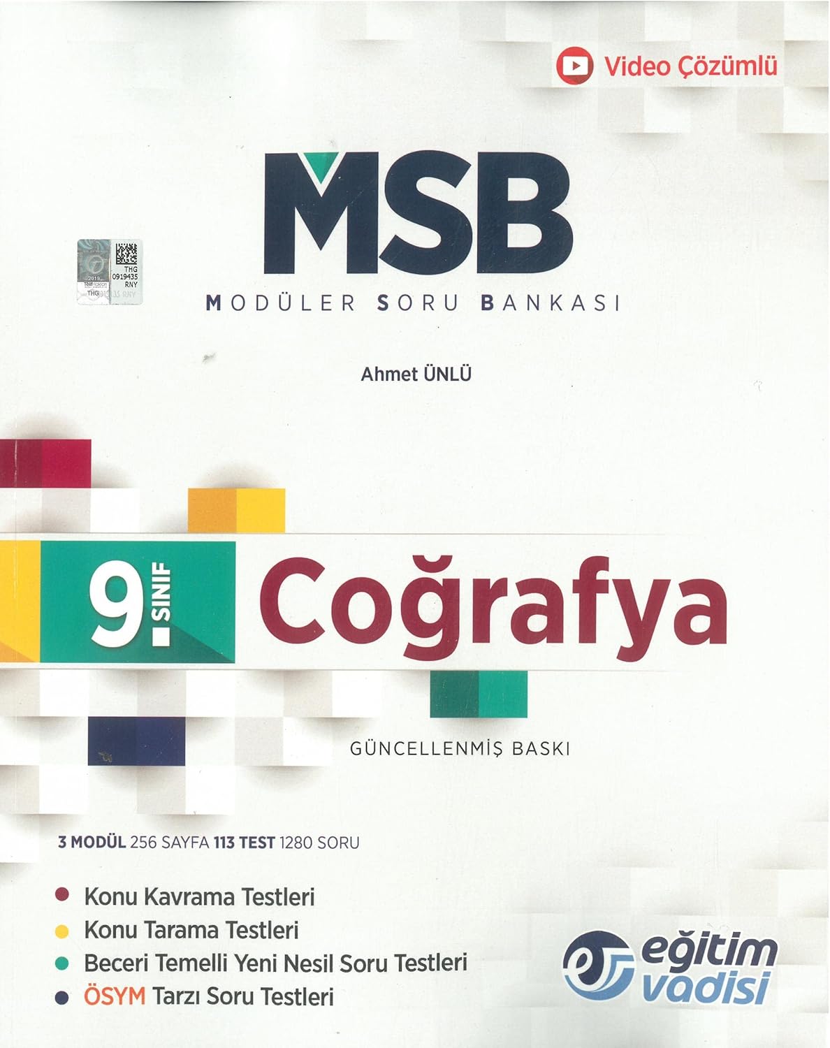 Eğitim Vadisi 9.Sınıf Coğrafya Msb Modüler Soru Bankası
