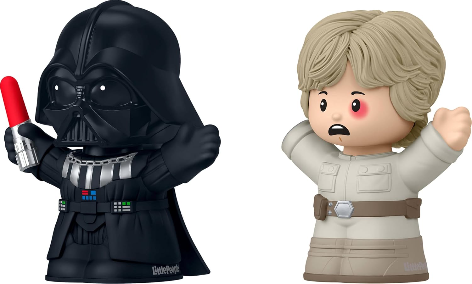 Hayranlar için özel People Collector STAR WARS: I Am Your Father seti, sergileme kutusunda Vader ve Luke Skywalker figürleri, JFW74 - Görsel 2