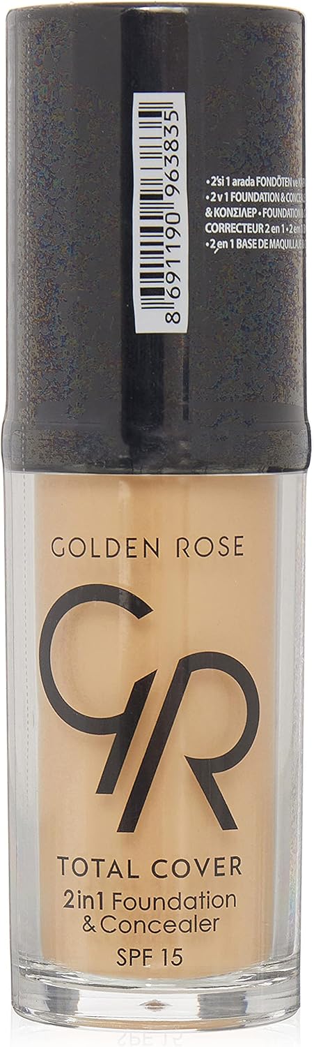 Total Cover 2 in 1 Foundation & Concealer Fondöten ve Kapatıcı No: 023