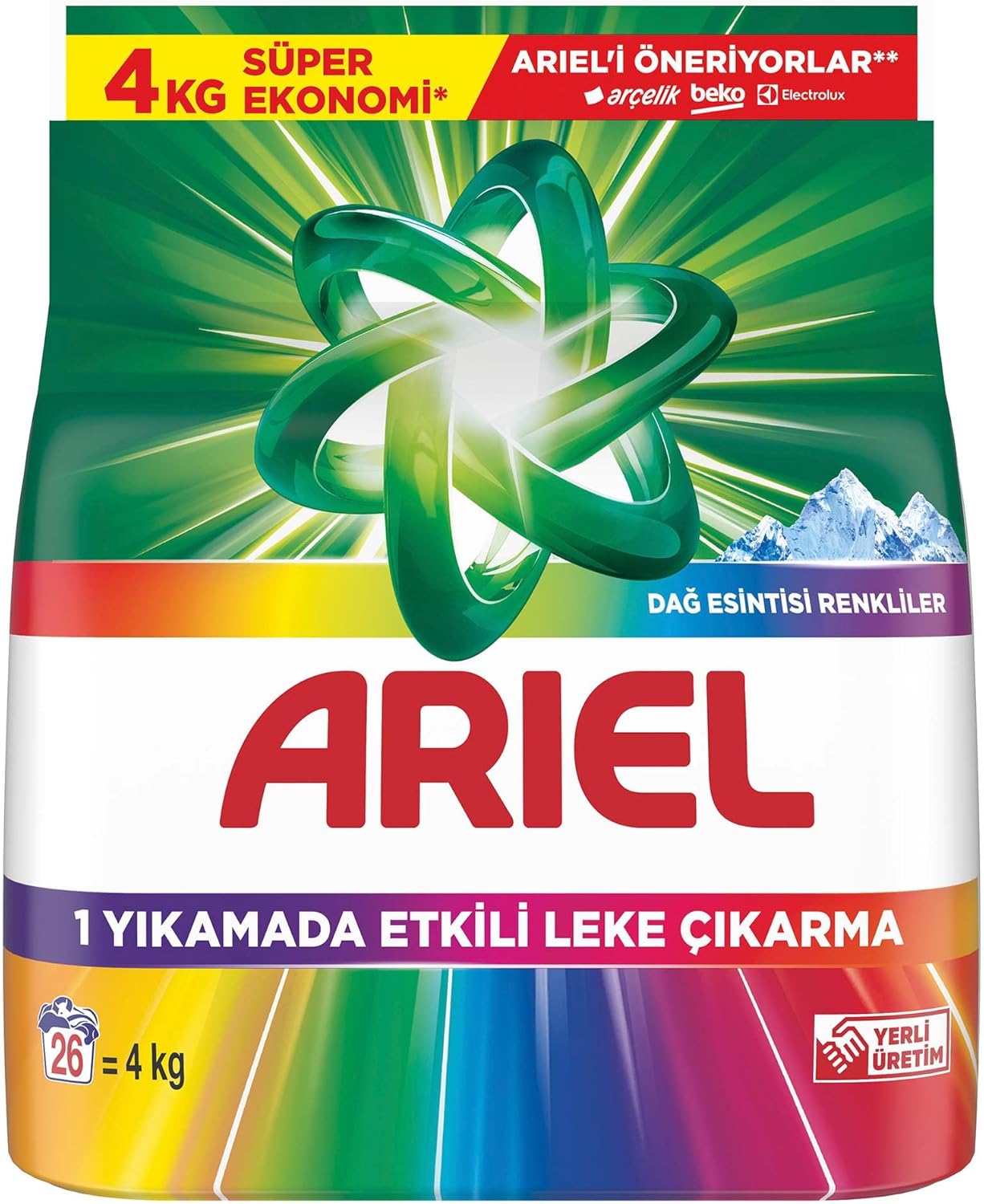 Dağ Esintisi Renklilere Özel 4 kg Hızlı Çözünme Toz Çamaşır Deterjanı - Görsel 3