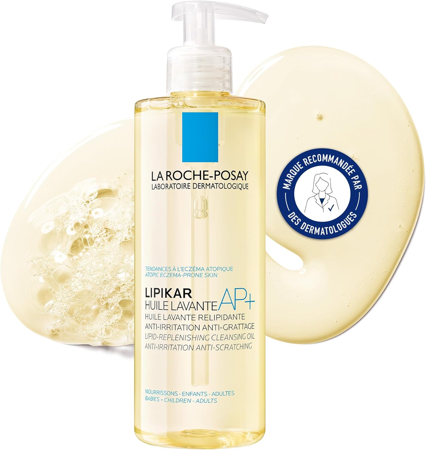 La Roche-Posay Lipikar Cleansing Oil AP+ Yıkama Yağı Atopiye Eğilim Gösteren Kuru Ciltler İçin 400 ml - Görsel 2