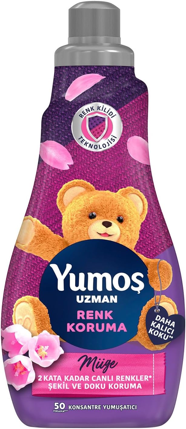 Uzman Konsantre Çamaşır Yumuşatıcısı Renk Koruma Kalıcı Koku 1200 ML 50 Yıkama
