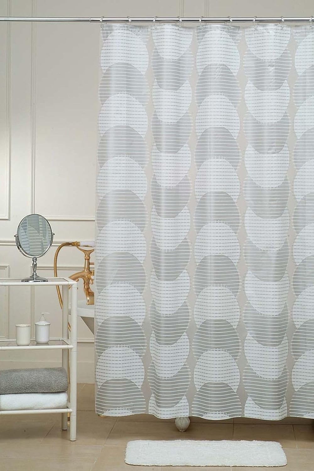 Alternative view of D-15202 Dolunay Banyo Perdesi 180 * 200 Pvc