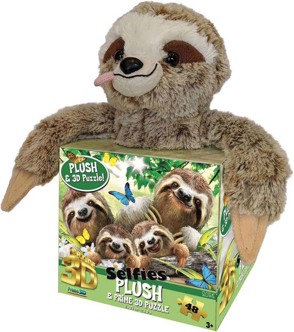 3D Peluş - Robinsn Selfie ile Bulmaca 3D Bulmaca 48 adet - Görsel 3