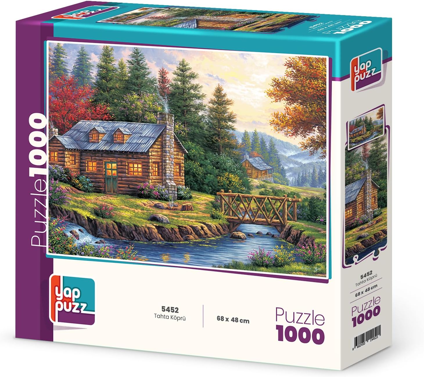 Alternative view of Tahta Köprü 1000 Parça Puzzle