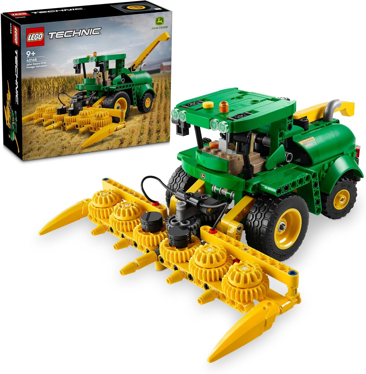 Alternative view of Deere 9700 Forage Harvester 42168-9 Yaş ve Üzeri Çocuklar için Tarım Aracı İçeren Koleksiyonluk Yaratıcı Oyuncak Model Yapım Seti, Doğum Günü Hediyesi Fikri (559 Parça)