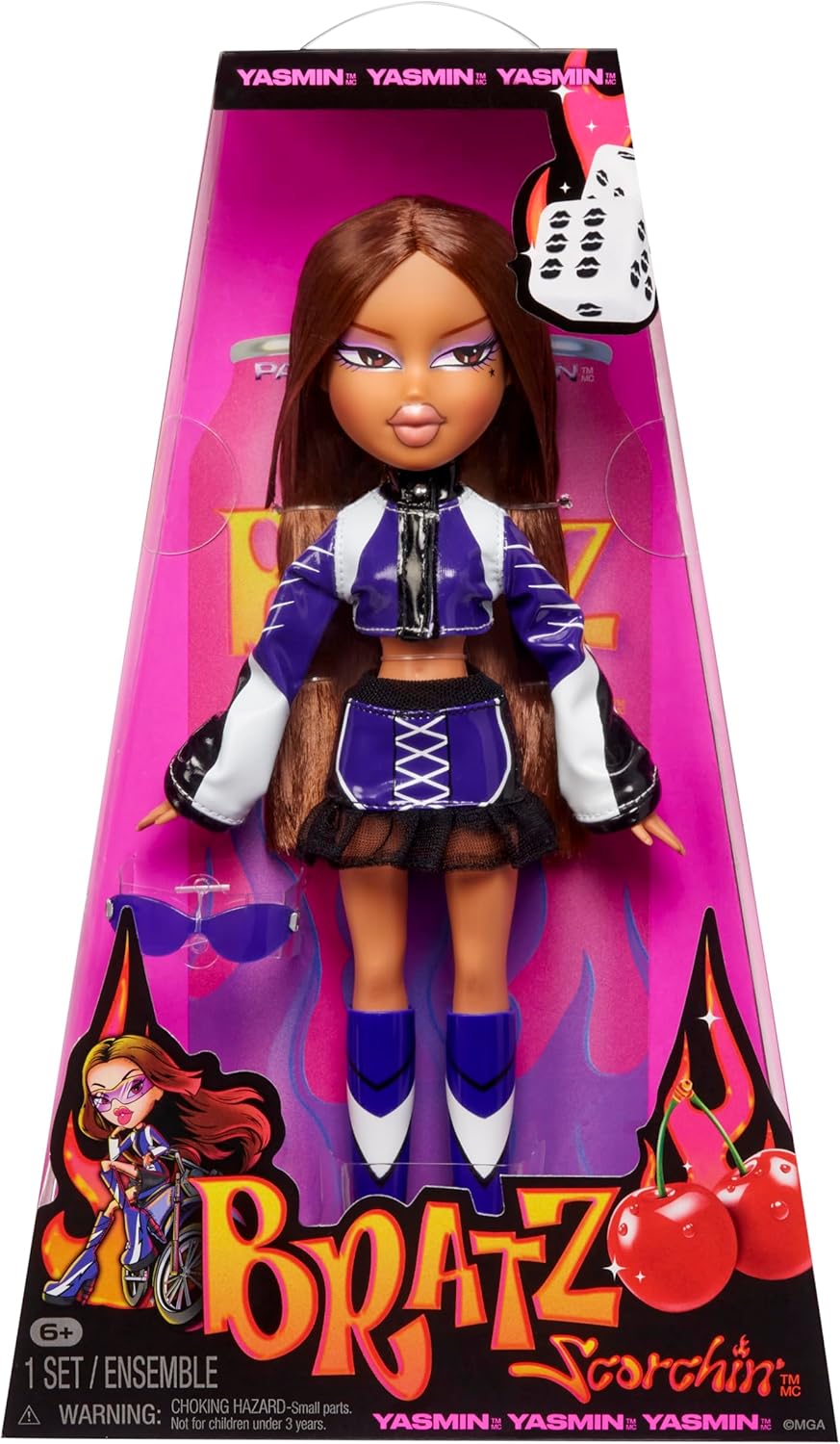 Bratz Scorchin' Yasmin Moda Bebek Aksesuarları ile