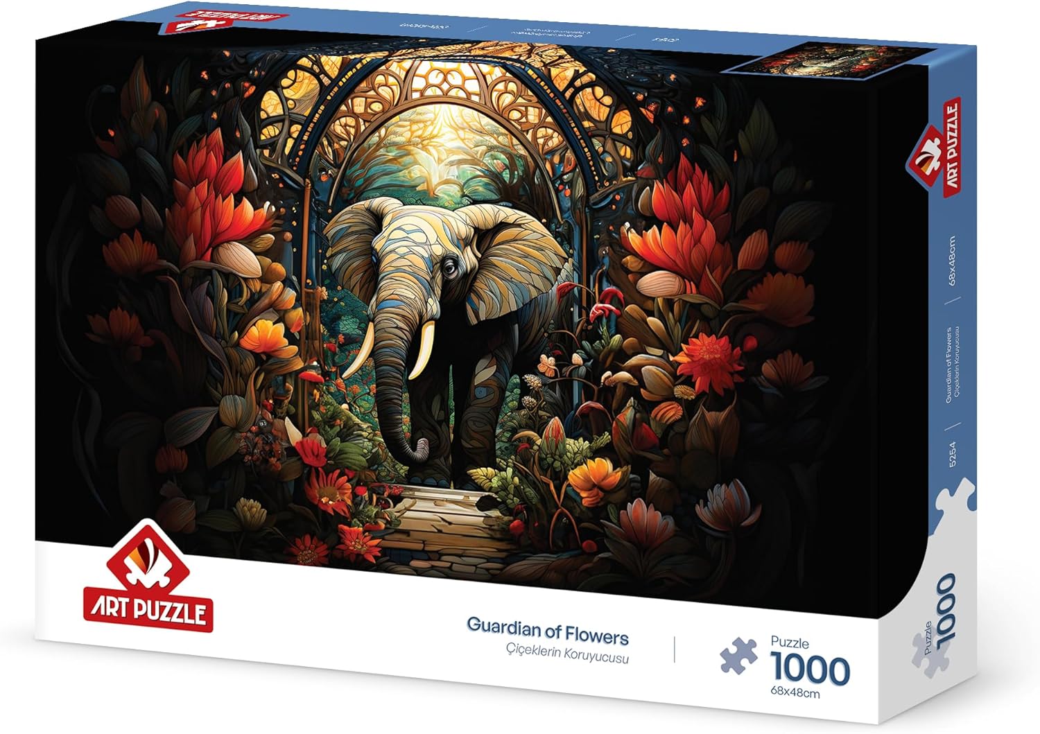 Çiçeklerin Koruyucusu 1000 Parça Puzzle - Görsel 2