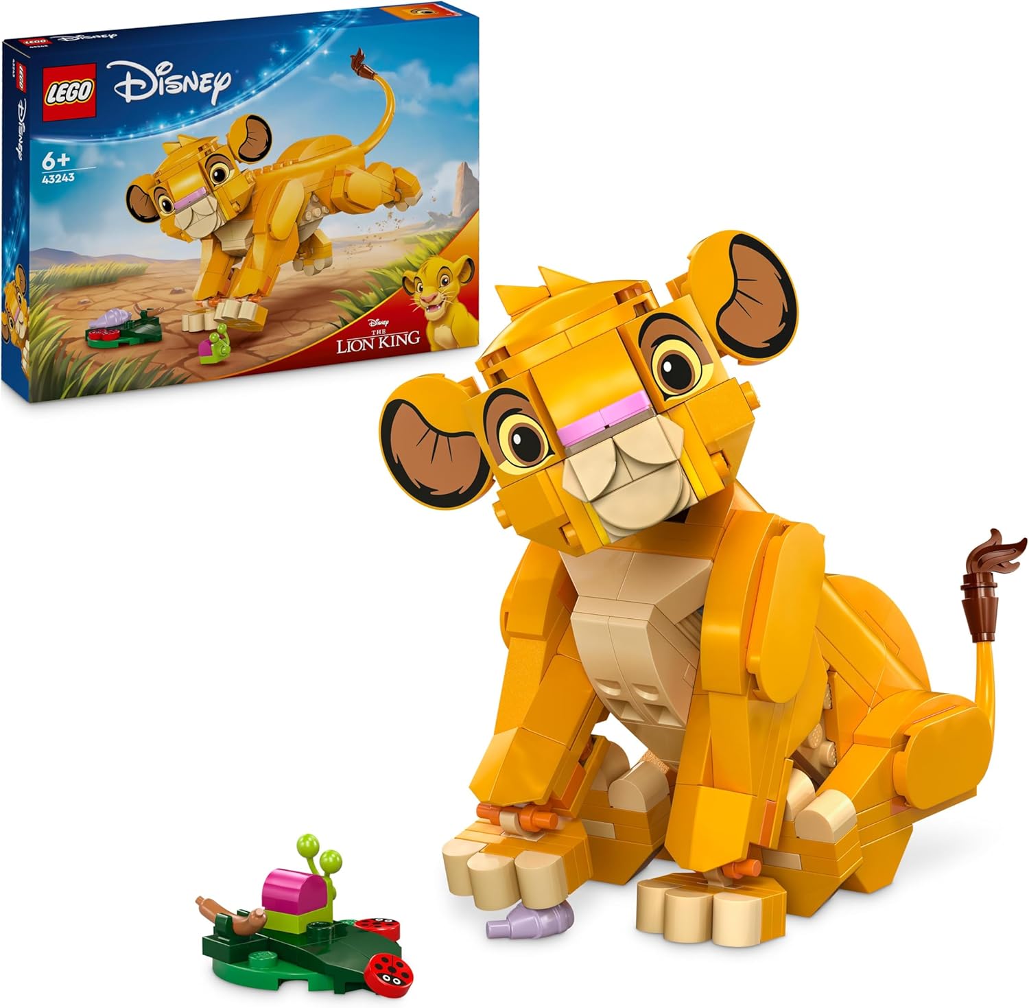 Alternative view of ǀ Yavru Aslan Kral Simba 43243 – 6 Yaş ve Üzeri Çocuklar İçin İnşa Edilebilen Yaratıcı Oyuncak Yapım Seti (222 Parça)