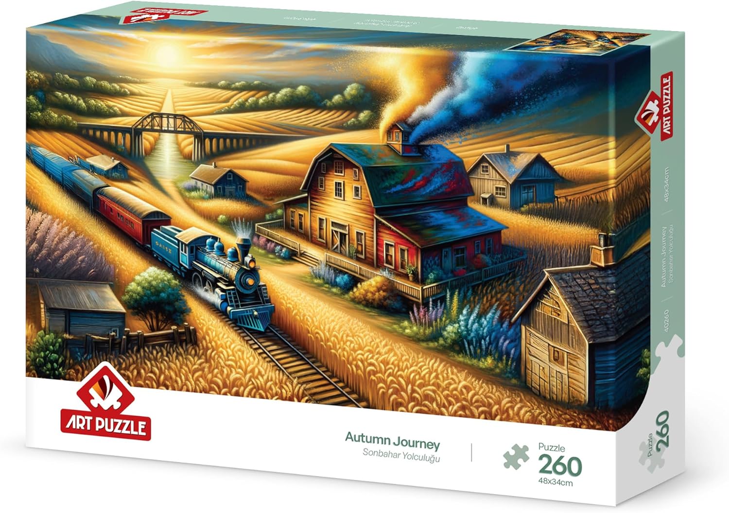 Sonbahar Yolculuğu 260 Parça Puzzle - Görsel 3
