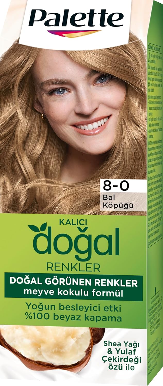 Kalıcı Doğal Renkler 8-0 Bal Köpüğü Saç Boyası, Tek Ebat - Görsel 3