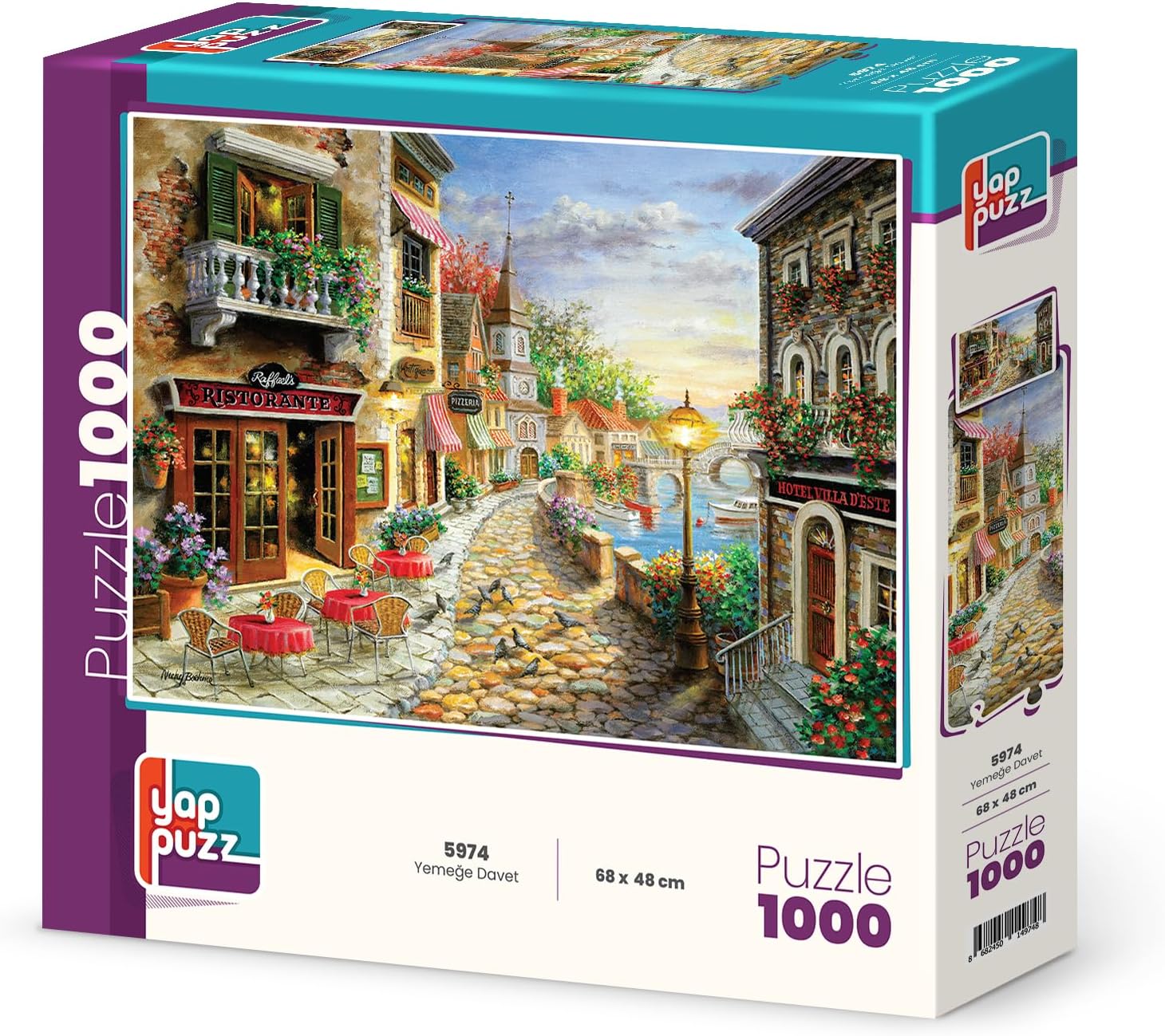 Alternative view of Yemeğe Davet 1000 Parça Puzzle