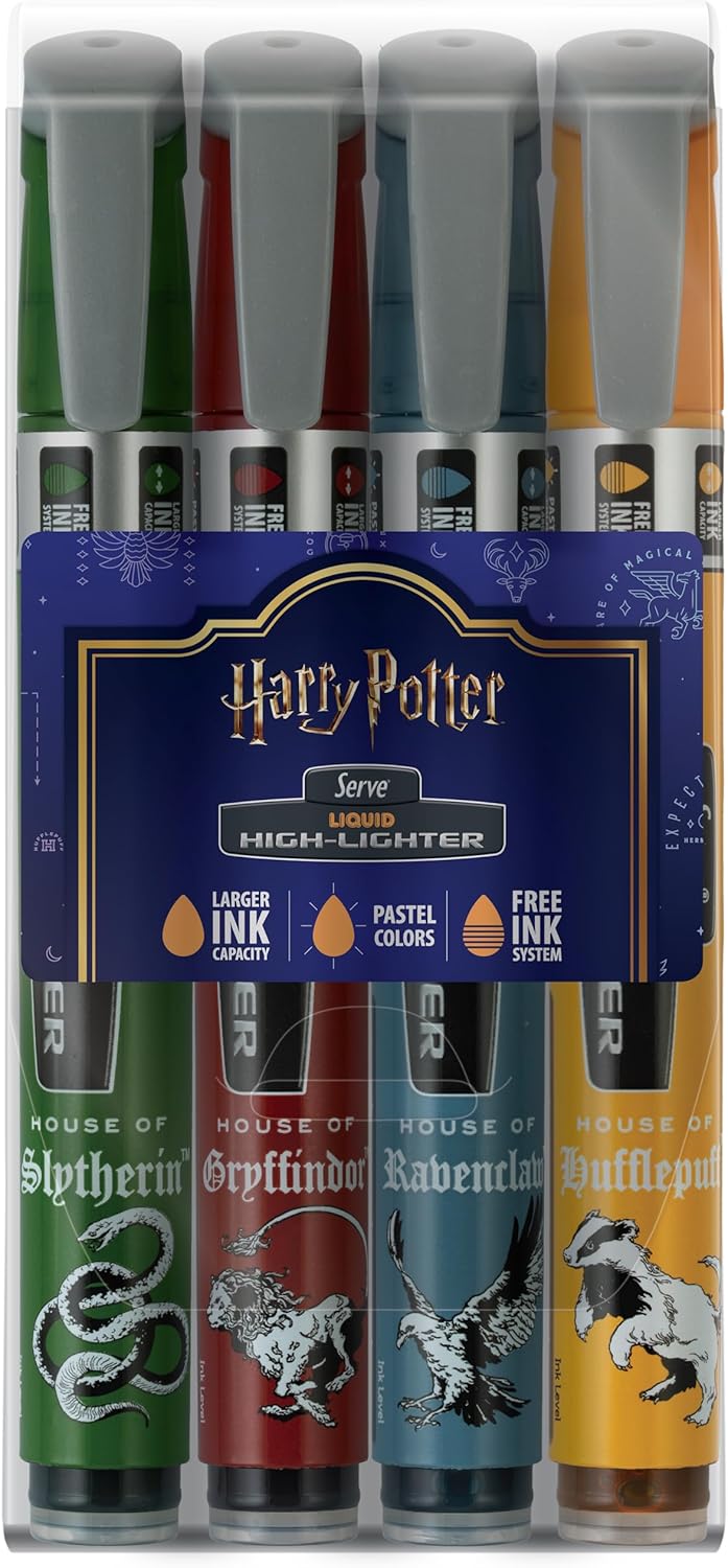 SERVE LIKIT KALEM HARRY POTTER 4'LU PET BLISTER - Görsel 3