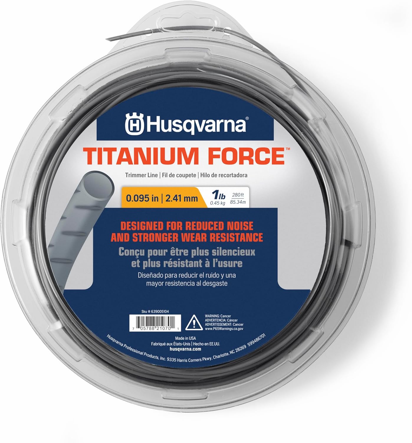 Alternative view of Husqvarna 639 00 51-04 TitaniumForce Düzeltici Hattı - 1 Lb .095 İnç