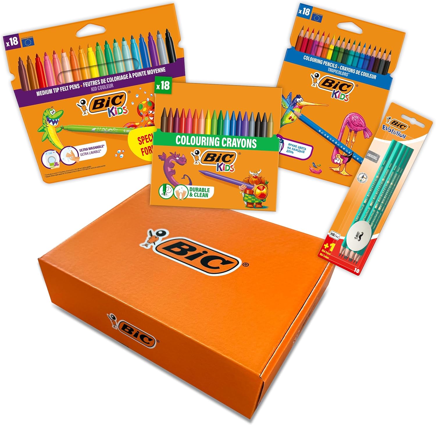Alternative view of BiC Kids Okul Boyama ve Yazım Seti