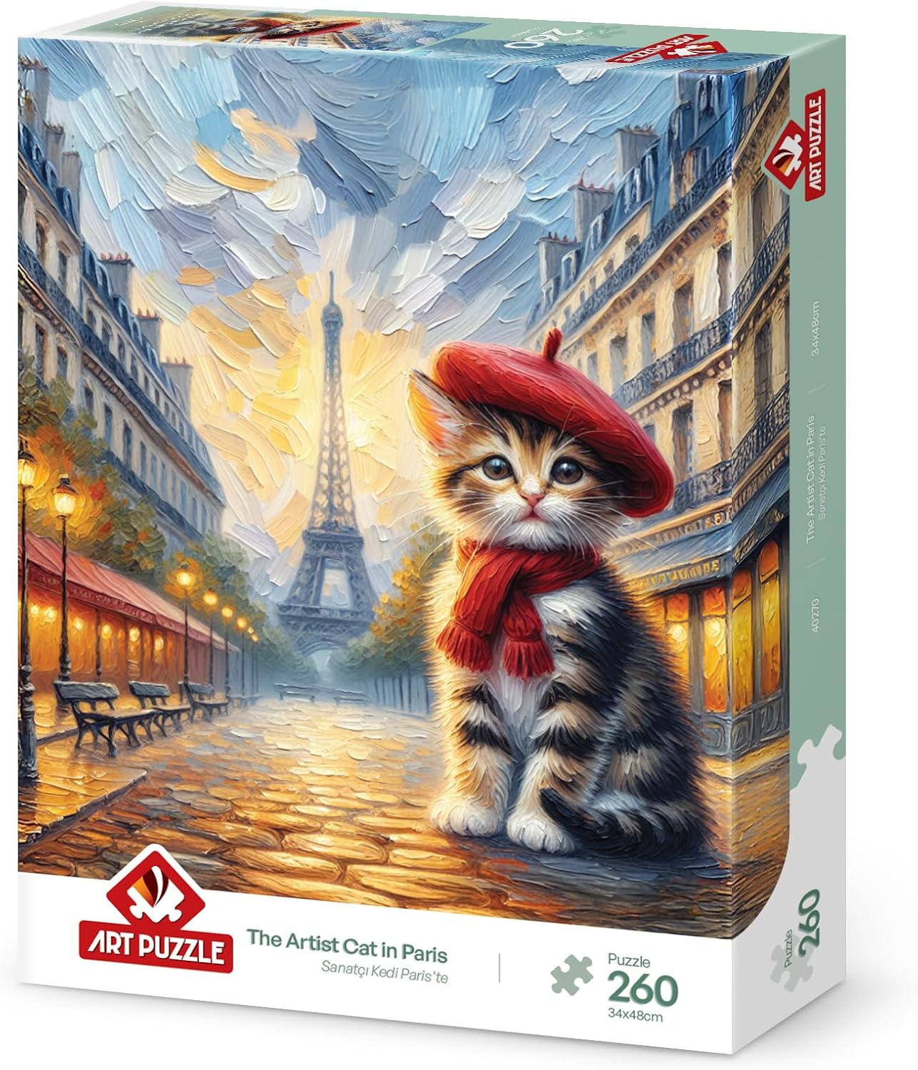 Sanatçı Kedi Paris’te 260 Parça Puzzle - Görsel 3