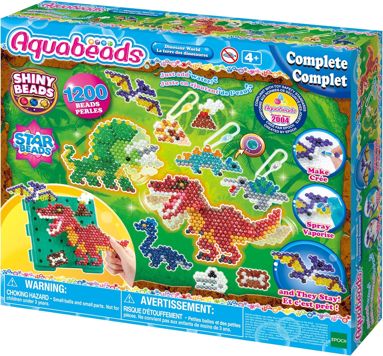 Alternative view of Aquabeads Dinozor Dünyası Seti
