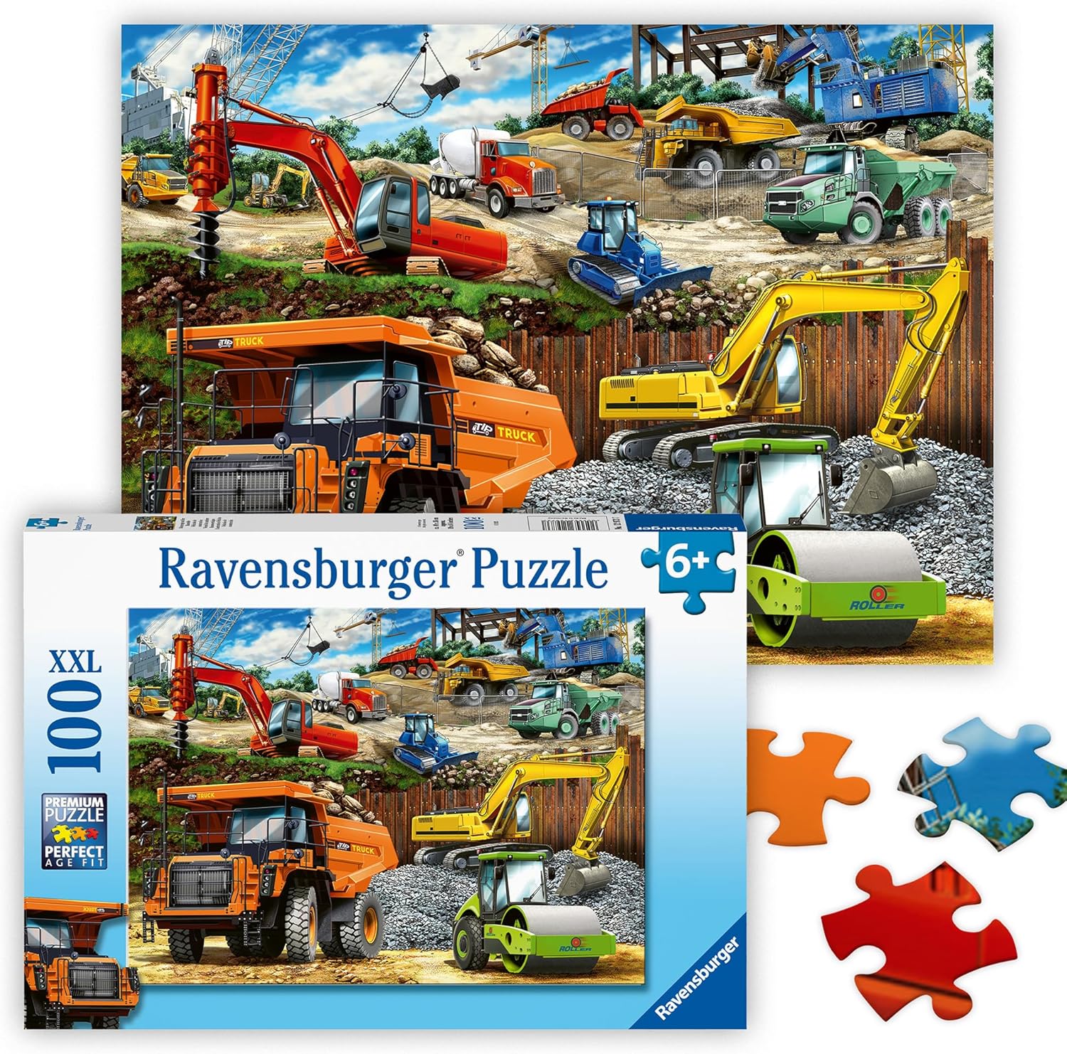 Alternative view of 100 Parça Kamyonlar Puzzle