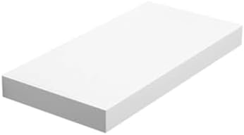 Alternative view of VASAGLE Duvar Rafı, kitaplar, resimler, dekorasyon, asılı Raf, 40 x 20 x 3,8 cm, ofis Rafı, MDF, Oturma Odası, mutfak, Koridor, Yatak Odası, banyo için, beyaz LWS24WT