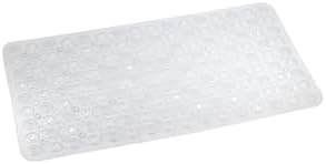 Premium Serisi Banyo - Küvet İçi Kaydırmaz Vantuzlu Oluklu Desenli Diktördgen Paspas 67,5 x 34,5 cm, Şeffaf - Görsel 3