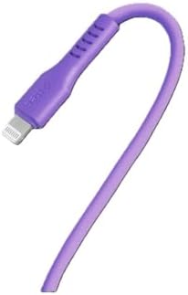 27W PD Type-C to Lightning ile Uyumlu Hızlı Şarj ve Data Kablosu 120cm Neon (Neon Mor) 2DK60NMR - Görsel 3