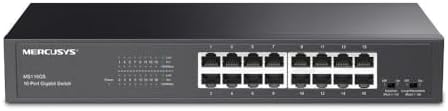 Alternative view of MS116GS; 16-Port Gigabit Portlu, Metal Kasalı, QoS Özellikli, Kurulum Gerektirmeyen Tak ve Çalıştır Özellikli Switch