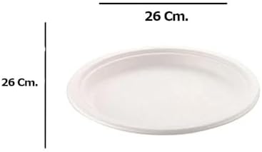 Roll-Up Nature Ekolojik Karton Kağıt Tek Kullanımlık Tabak - 26 Cm. - 50 Adetlik 1 Paket