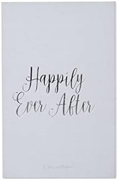 Haven Home Decor Linen Happily Ever After Sehpa Albümü 180 4x6 Fotoğraf, Gri, 9' x 13.75' x 2' - Görsel 3