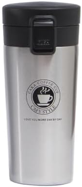 Togg T10x araç Bardaklığına Uyan 304 L Çelik Gri 500 ml Kahve El Termos Mug