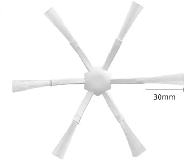 Beyaz Dreame D9/D9 Max Dreame Bot L10 L10 Pro Uyumlu 6 Kollu Yan Fırçalı Hepa Filtre Fırça Yenileme Seti-5 Parça Set - Görsel 3