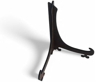 Tabak ve Süs Levhaları Antik Kesim Gerçek Ahşap 4'lü Tabak Teşhir Ayağı 13x11 - Görsel 3